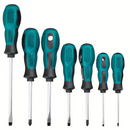 Conjunto com 7 Chaves fenda e Pilhips