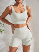 Conjunto de Treino Top e Short Feminino Ferrazi