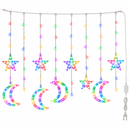 Cortina Pisca Pisca LED 3m para Natal Ferrazi - 8 Funções RGB ou Branco Quente