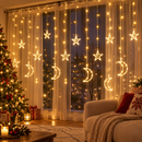 Cortina Pisca Pisca LED 3m para Natal Ferrazi - 8 Funções RGB ou Branco Quente