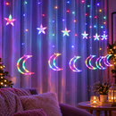 Cortina Pisca Pisca LED 3m para Natal Ferrazi - 8 Funções RGB ou Branco Quente