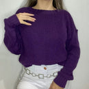 Cropped Feminino Fang com Manga Longa para Inverno Ferrazi