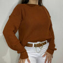 Cropped Feminino Fang com Manga Longa para Inverno Ferrazi