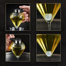 Dispensador de Mel de Vidro com Base Ferrazi