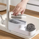 Dispenser de Detergente Duplo com Porta Esponja Ferrazi