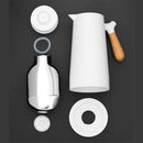 Garrafa Térmica Nórdica 1L com Cabo Madeira Ferrazi