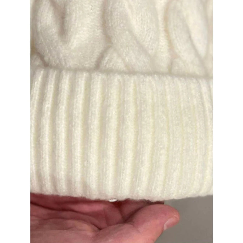 Gorro Feminino Grosso de Inverno com Pompom Ferrazi