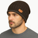 Gorro de Lã Masculino Forrado com Pelúcia para Inverno Ferrazi