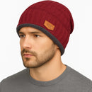 Gorro de Lã Masculino Forrado com Pelúcia para Inverno Ferrazi
