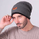 Gorro de Lã Masculino Forrado com Pelúcia para Inverno Ferrazi