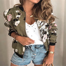 Jaqueta Feminina Bomber Slim Floral Ferrazi