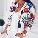 Jaqueta Feminina Bomber Slim Floral Ferrazi