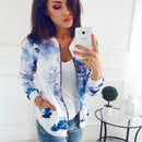 Jaqueta Feminina Bomber Slim Floral Ferrazi