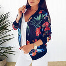 Jaqueta Feminina Bomber Slim Floral Ferrazi