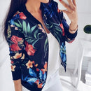 Jaqueta Feminina Bomber Slim Floral Ferrazi