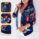 Jaqueta Feminina Bomber Slim Floral Ferrazi