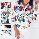 Jaqueta Feminina Bomber Slim Floral Ferrazi