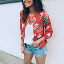 Jaqueta Feminina Bomber Slim Floral Ferrazi