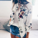 Jaqueta Feminina Bomber Slim Floral Ferrazi