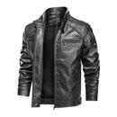 Jaqueta Masculina de Couro Slim Ferrazi