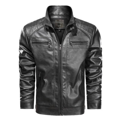 Jaqueta Masculina de Couro Slim Ferrazi