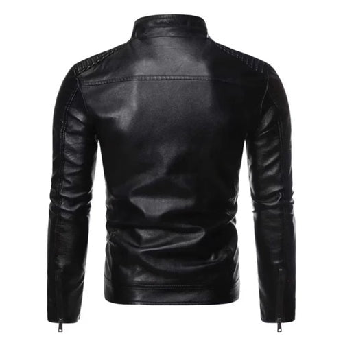 Jaqueta de Couro Masculina Slim Resistente Ferrazi