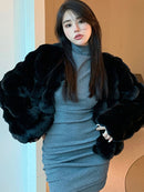 Jaqueta de Inverno Feminina Puffer Pelucia Ferrazi