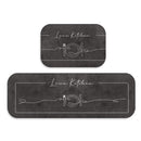 Kit 2 Tapetes Estampados para Cozinha Antiderrapante Ferrazi