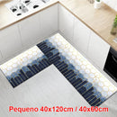 Kit 2 Tapetes de Cozinha Resistentes a Manchas Antiderrapantes Ferrazi