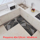 Kit 2 Tapetes de Cozinha Resistentes a Manchas Antiderrapantes Ferrazi