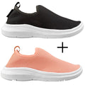 Kit 2 Tênis Meia Feminino Slip On Calce Fácil Ferrazi