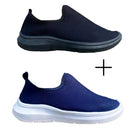Kit 2 Tênis Meia Feminino Slip On Calce Fácil Ferrazi