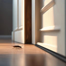 Kit 2 Veda Portas Rolinhos Impermeáveis Ajustáveis 80cm Ferrazi