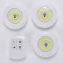 Kit 3 Lâmpadas Led Sem Fio com Controle Remoto + Brindes Exclusivos