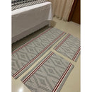 Kit 3 Tapetes Decorativos de Algodão Macio Ferrazi