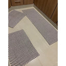 Kit 3 Tapetes Decorativos de Algodão Macio Ferrazi