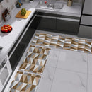 Kit 3 Tapetes Estampados para Cozinha Antiderrapante Ferrazi