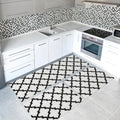 Kit 3 Tapetes Estampados para Cozinha Antiderrapante Ferrazi