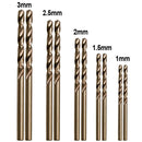 Kit 50 Brocas Revestidas de Aço Inoxidável de Alta Velocidade