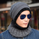 Kit Cachecol e Gorro Unissex de Algodão para Inverno Ferrazi
