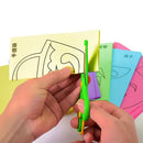 Kit Infantil com 96 Desenhos Animados para Recortar + Tesoura Infantil Ferrazi