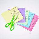 Kit Infantil com 96 Desenhos Animados para Recortar + Tesoura Infantil Ferrazi