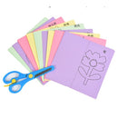 Kit Infantil com 96 Desenhos Animados para Recortar + Tesoura Infantil Ferrazi