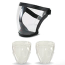 Kit Máscara de Proteção Facial + Lanterna Led de Cabeça