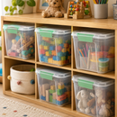 Kit 2 Caixas Organizadoras Transparentes com Tampa Multiuso Ferrazi