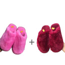 Kit com 2 Pantufas Unissex de Pelúcia Antiderrapante Ferrazi