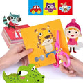 Kit com 48 Peças de Papel para Recorte e Atividades Manuais Infantil Ferrazi