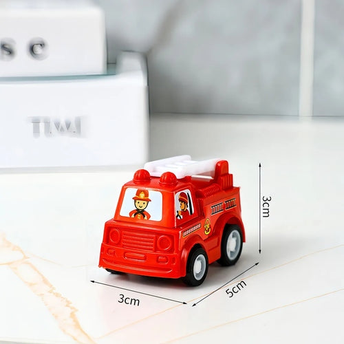 Kit com 6 Mini Carrinhos de Brinquedo Retráteis com Bolsa Portátil Ferrazi