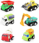 Kit com 6 Mini Carrinhos de Brinquedo Retráteis com Bolsa Portátil Ferrazi