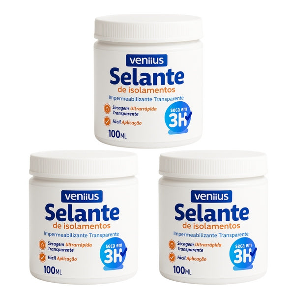 Kit de Selantes Impermeabilizantes Veniius para Infiltrações e Vazamentos